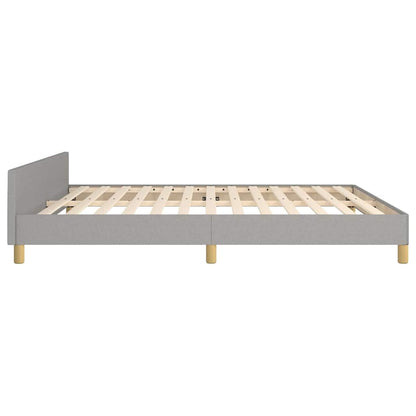 Giroletto senza Materasso Grigio Chiaro 180x200 cm Tessuto