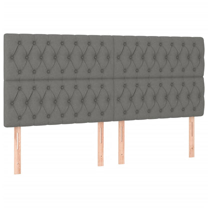 Giroletto senza Materasso Grigio Scuro 180x200 cm Tessuto