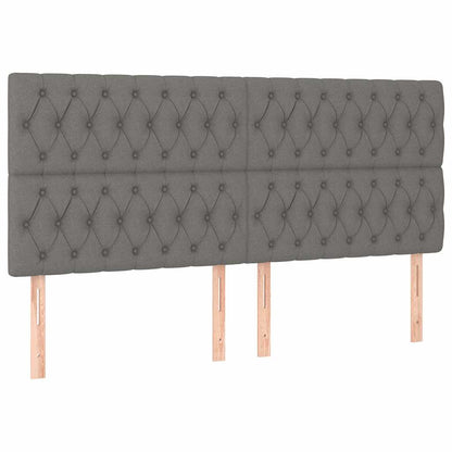 Giroletto senza Materasso Grigio Scuro 180x200 cm Tessuto