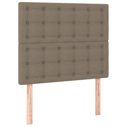 Giroletto con Testiera Tortora 80x200 cm in Tessuto
