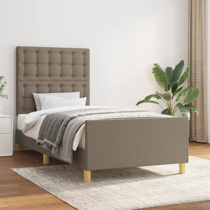 Giroletto senza Materasso Tortora 90x200 cm Tessuto