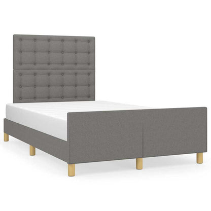 Giroletto senza Materasso Grigio Scuro 120x200 cm Tessuto