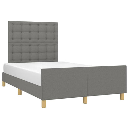 Giroletto senza Materasso Grigio Scuro 120x200 cm Tessuto