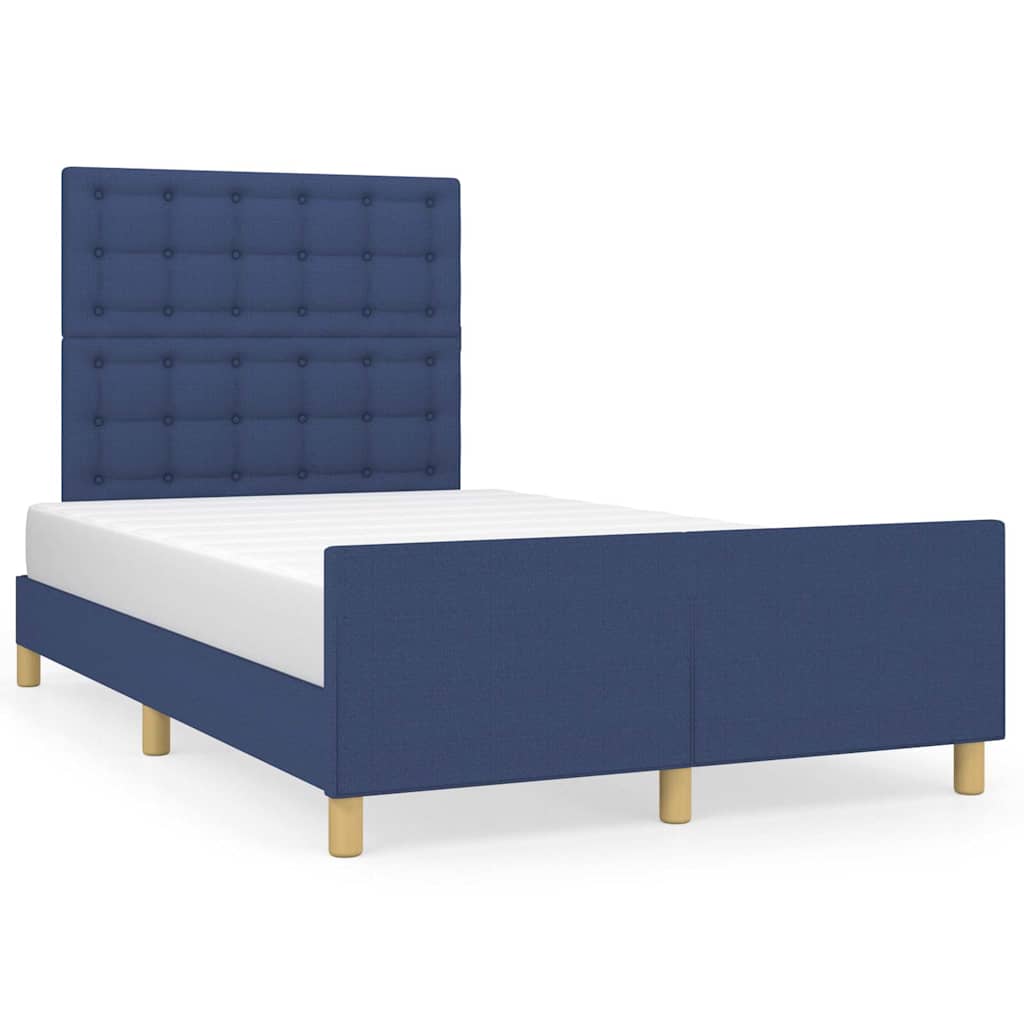 Giroletto senza Materasso Blu 120x200 cm in Tessuto