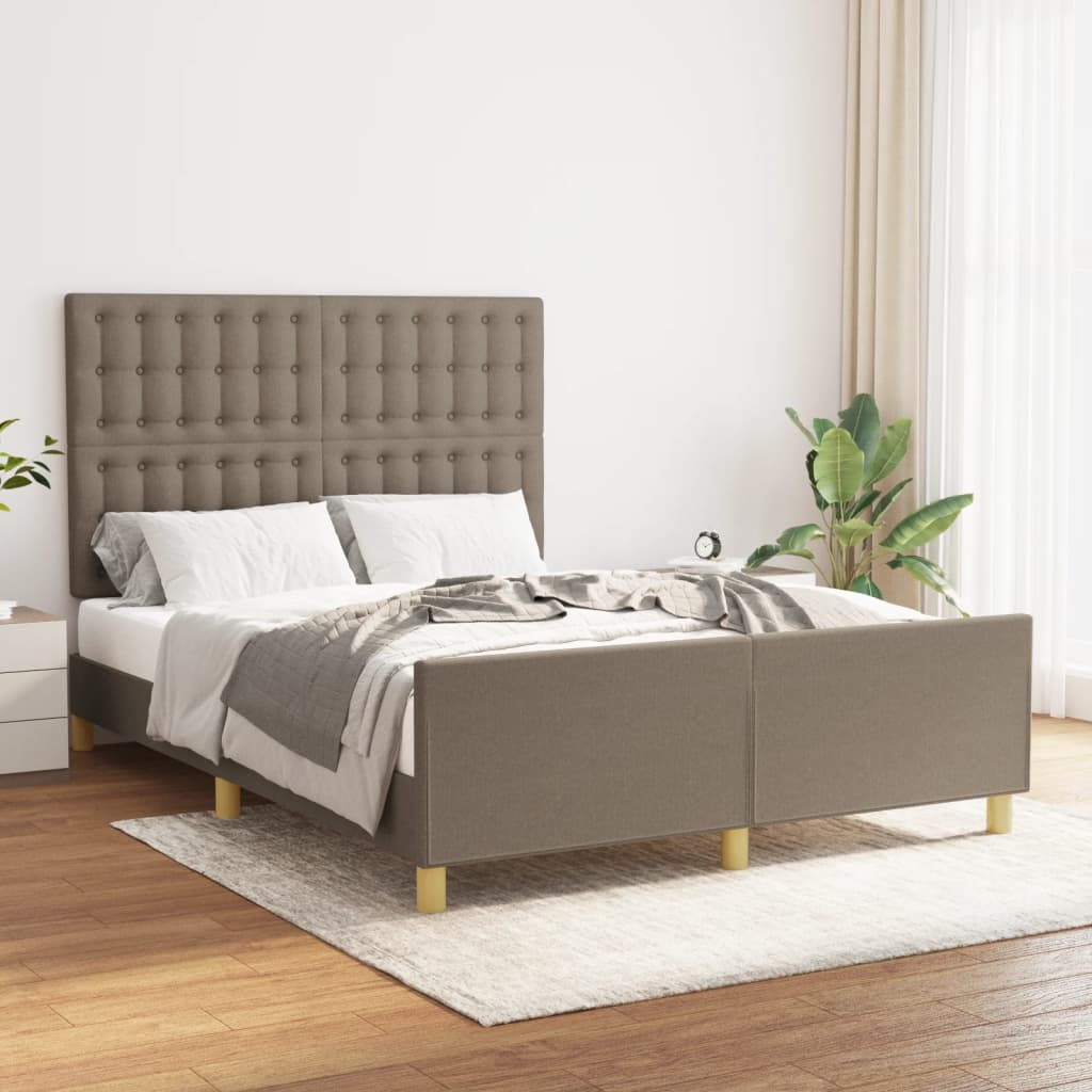 Giroletto senza Materasso Tortora 140x200 cm in Tessuto | homemem39