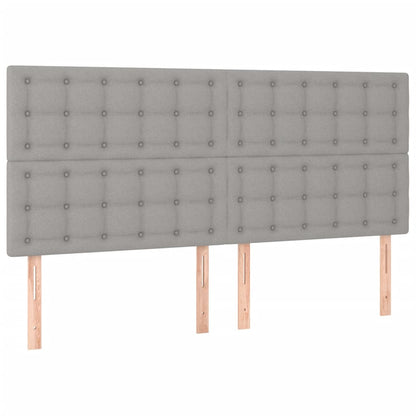 Giroletto senza Materasso Grigio Chiaro 160x200 cm Tessuto | homemem39