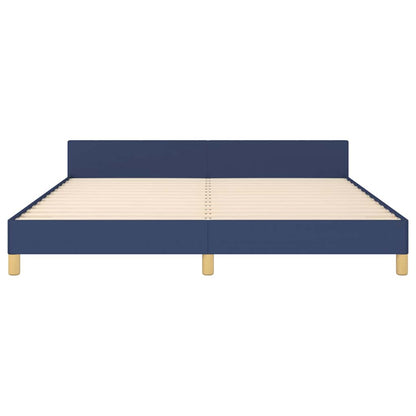 Giroletto senza Materasso Blu 160x200 cm in Tessuto