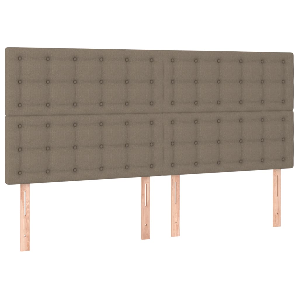 Giroletto senza Materasso Tortora 200x200 cm in Tessuto | homemem39
