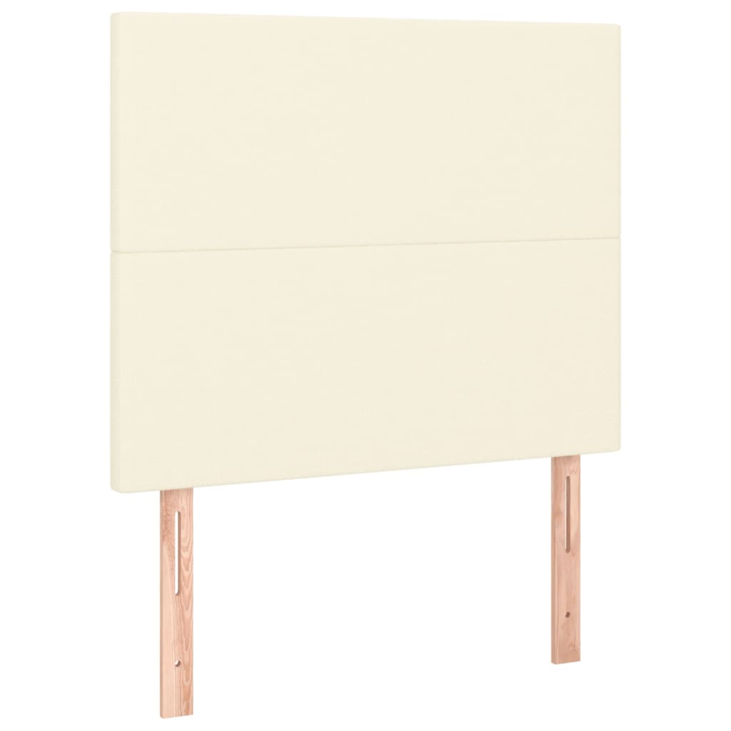 Giroletto con Testiera Crema 100x200 cm in Similpelle | homemem39