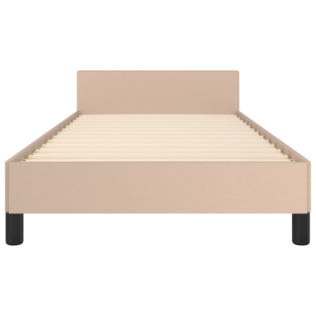 Giroletto con Testiera Cappuccino 100x200 cm in Similpelle | homemem39