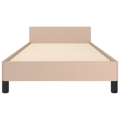 Giroletto con Testiera Cappuccino 100x200 cm in Similpelle | homemem39