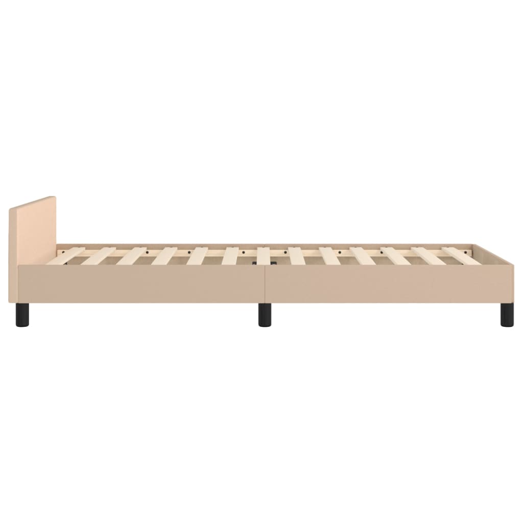 Giroletto con Testiera Cappuccino 100x200 cm in Similpelle | homemem39