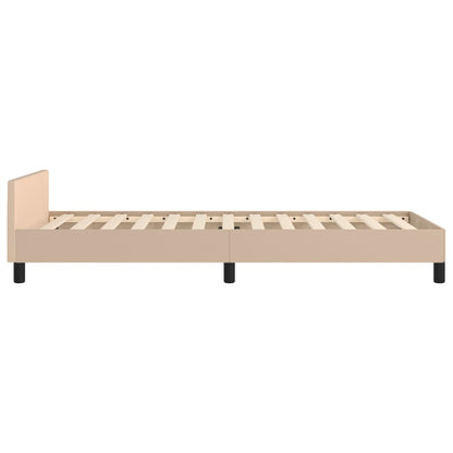 Giroletto con Testiera Cappuccino 100x200 cm in Similpelle | homemem39