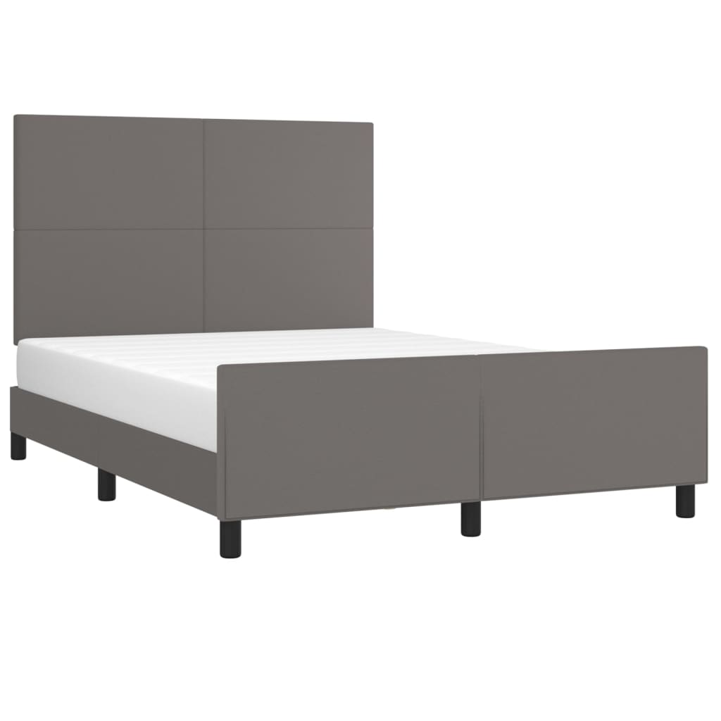 Giroletto con Testiera Crema 140x190 cm in Similpelle | homemem39