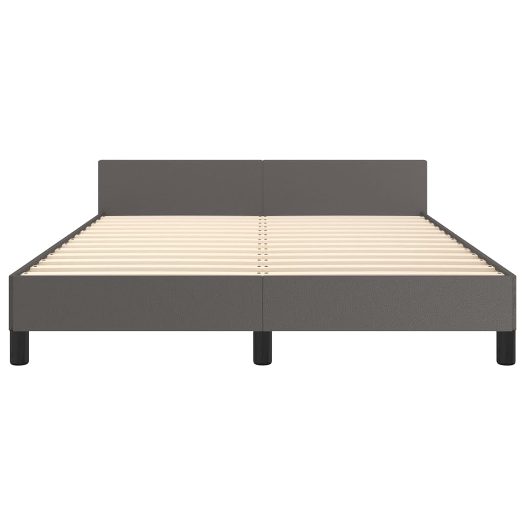 Giroletto con Testiera Crema 140x190 cm in Similpelle | homemem39