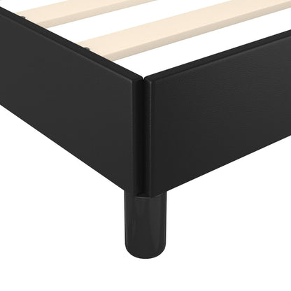 Giroletto con Testiera Nero 180x200 cm in Similpelle | homemem39