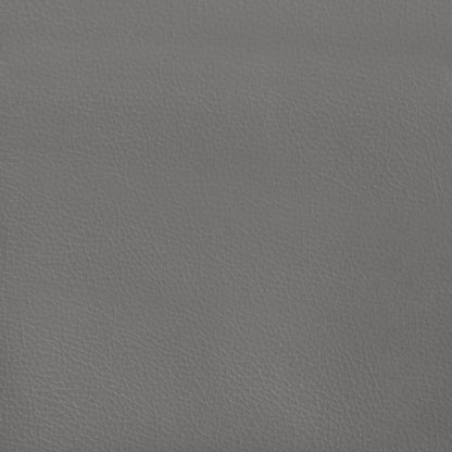 Giroletto con Testiera Grigio 180x200 cm in Similpelle - homemem39