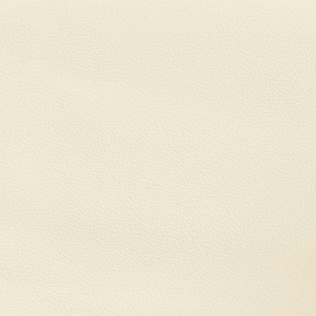Giroletto con Testiera Crema 90x200 cm in Similpelle | homemem39