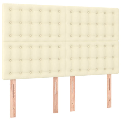 Giroletto con Testiera Crema 140x200 cm in Similpelle | homemem39