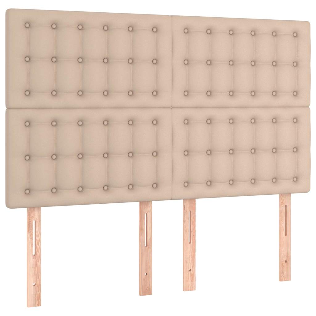Giroletto con Testiera Cappuccino 140x200 cm in Similpelle