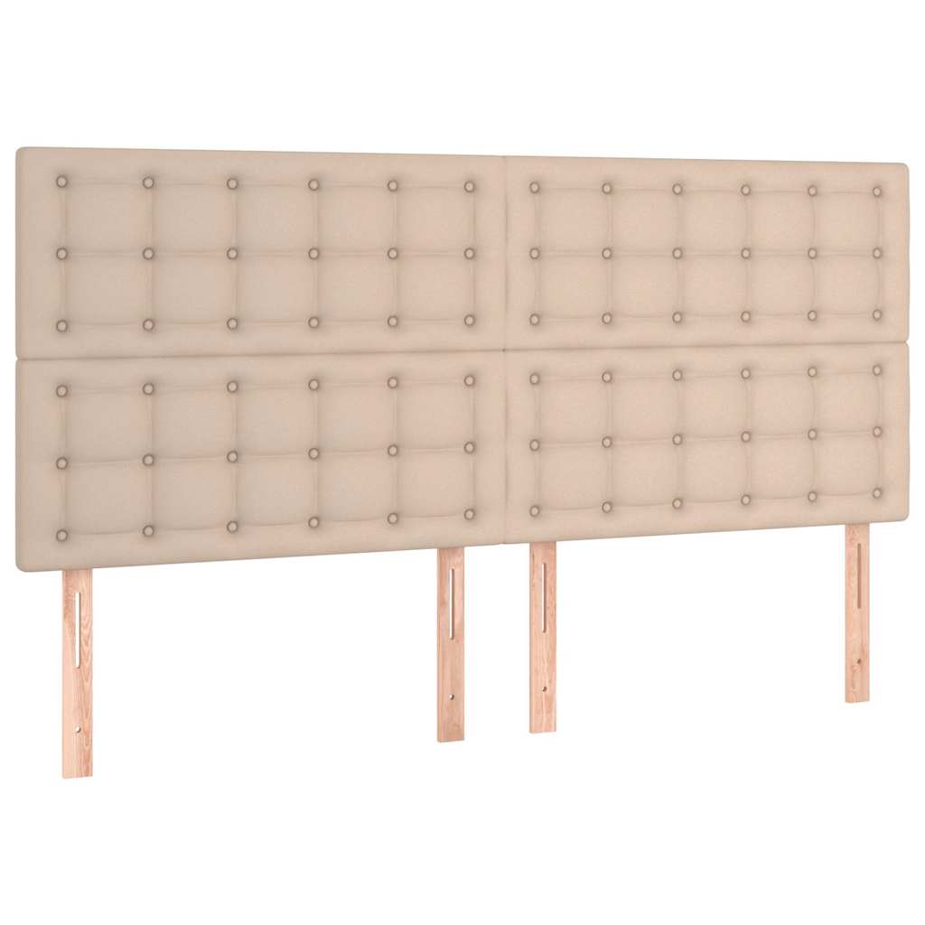 Giroletto con Testiera Cappuccino 160x200 cm in Similpelle