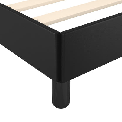 Giroletto con Testiera Nero 180x200 cm in Similpelle | homemem39