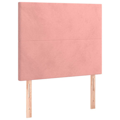 Giroletto con Testiera Rosa 100x200 cm in Velluto