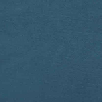 Giroletto con Testiera Blu Scuro 180x200 cm in Velluto - homemem39