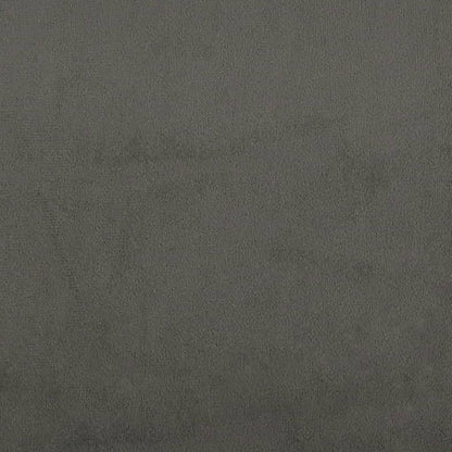 Giroletto senza Materasso Grigio Scuro 90x200 cm Velluto - homemem39