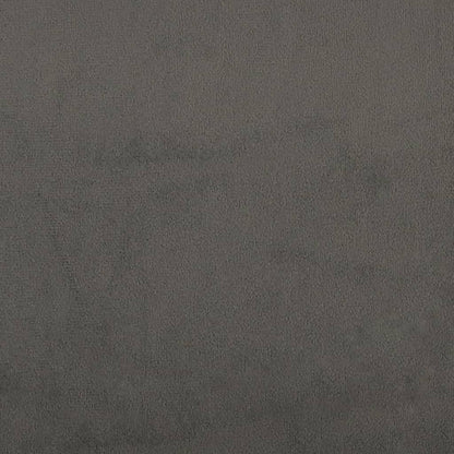 Giroletto senza Materasso Grigio Scuro 80x200 cm Velluto - homemem39