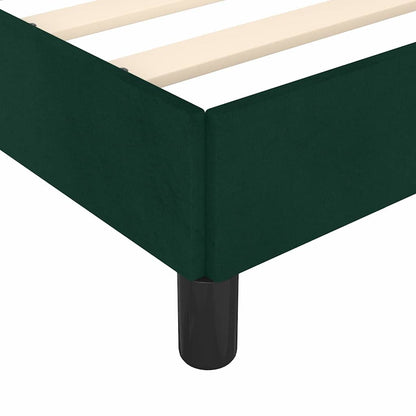 Giroletto senza Materasso Verde Scuro 100x200 cm in Velluto | homemem39