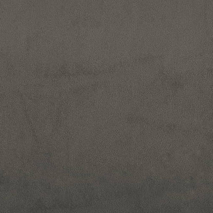Giroletto senza Materasso Grigio Scuro 200x200 cm Velluto | homemem39