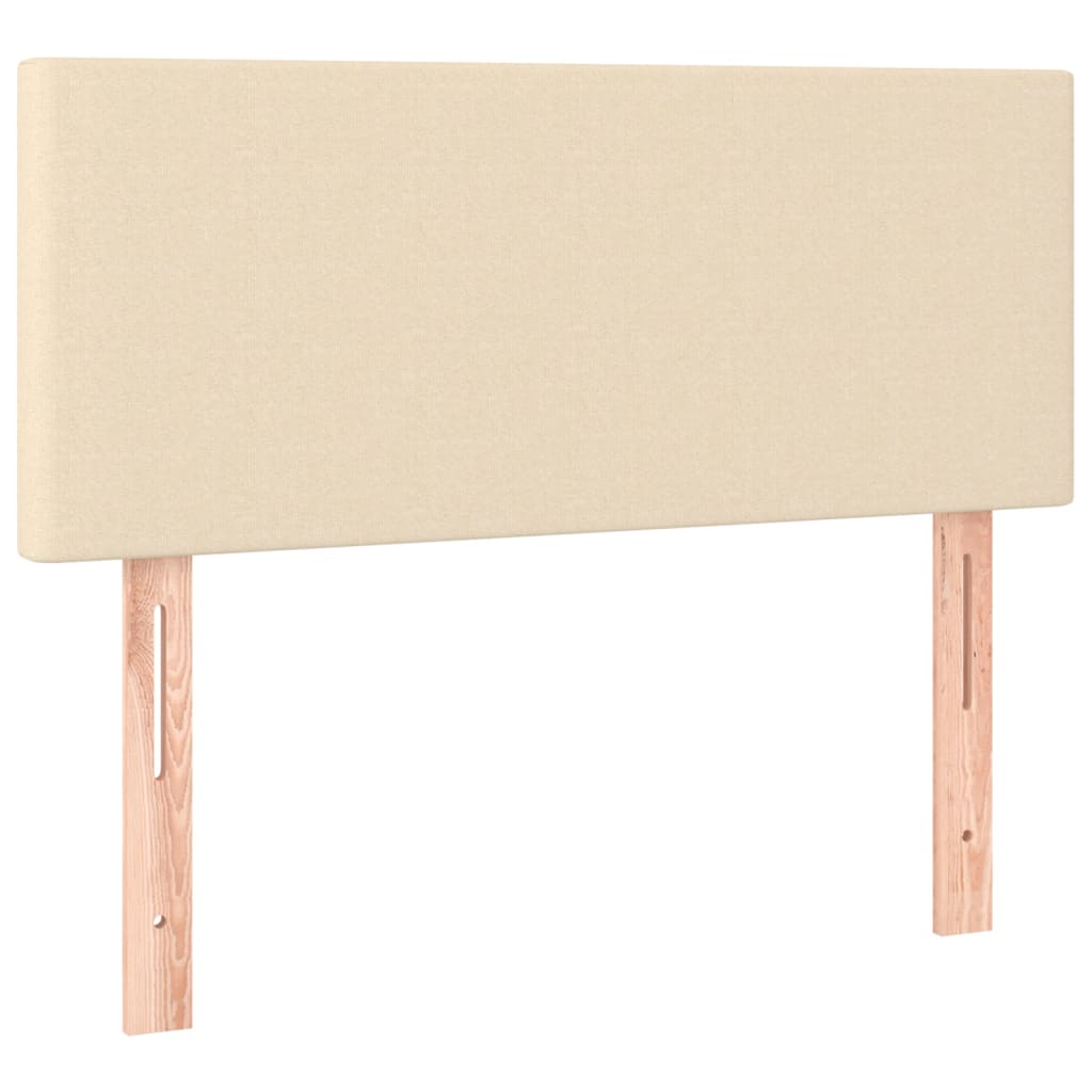 Giroletto a Molle con Materasso Crema 90x200 cm inTessuto | homemem39