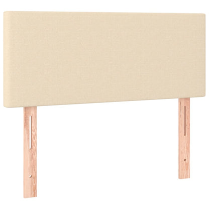 Giroletto a Molle con Materasso Crema 90x200 cm inTessuto | homemem39