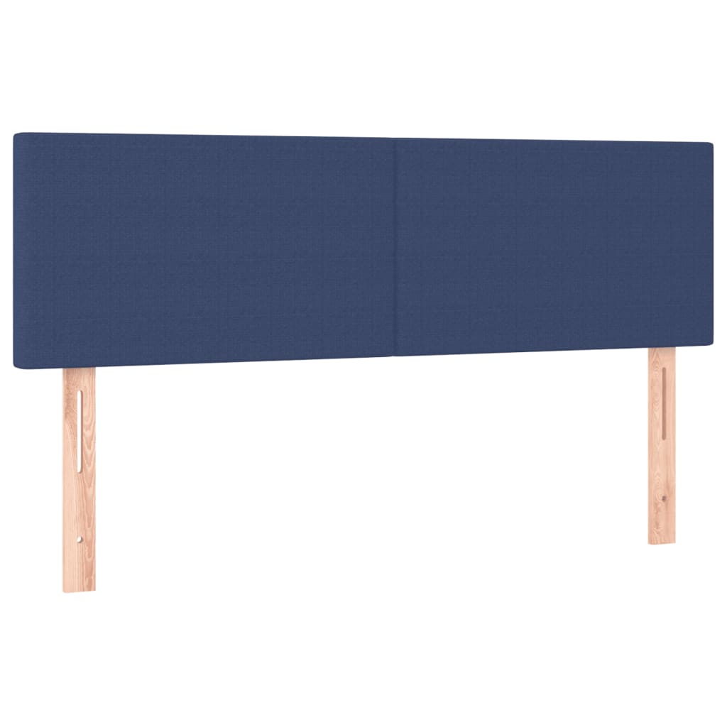 Giroletto a Molle con Materasso Blu 140x200 cm in Tessuto | homemem39
