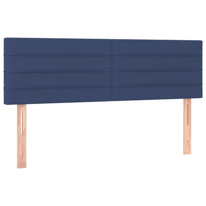 Giroletto a Molle con Materasso Blu 140x200 cm in Tessuto | homemem39