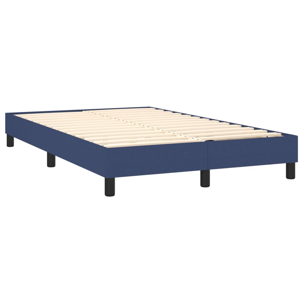Giroletto a Molle con Materasso Blu 120x200 cm in Tessuto | homemem39