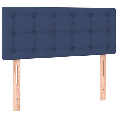 Giroletto a Molle con Materasso Blu 90x200 cm inTessuto | homemem39