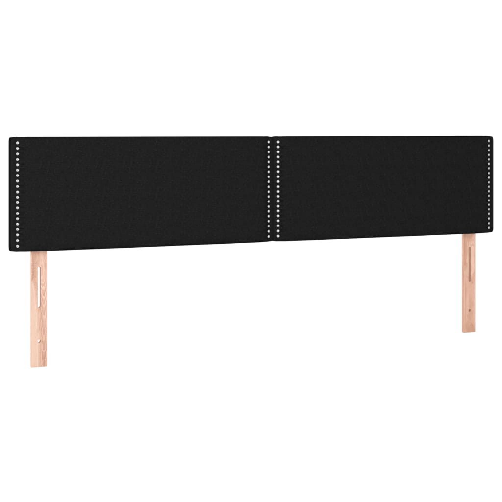 Giroletto a Molle con Materasso Nero 160x200 cm in Tessuto | homemem39