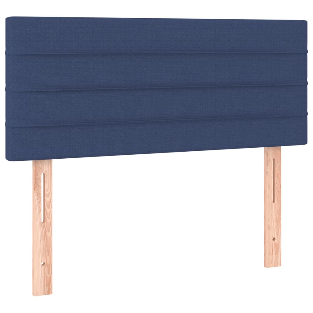 Giroletto a Molle con Materasso Blu 120x200 cm in Tessuto | homemem39