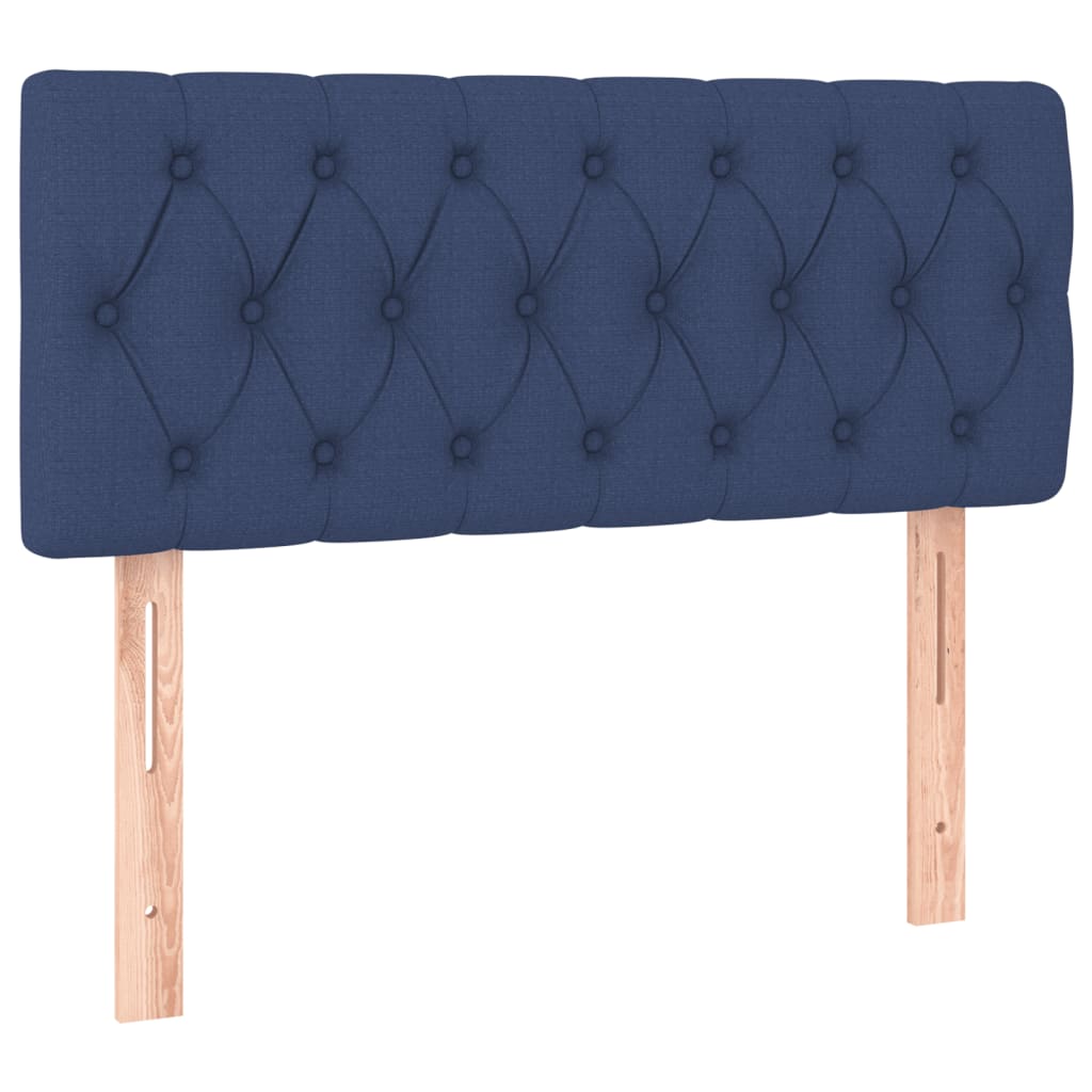 Giroletto a Molle con Materasso Blu 90x190 cm in Tessuto | homemem39