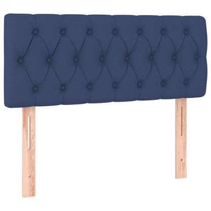 Giroletto a Molle con Materasso Blu 90x190 cm in Tessuto | homemem39