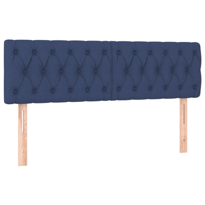 Giroletto a Molle con Materasso Blu 140x190 cm in Tessuto | homemem39