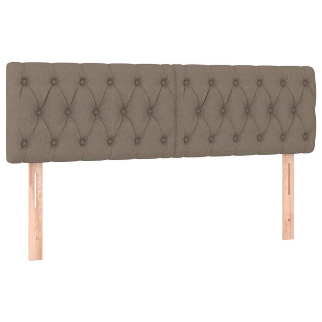 Giroletto a Molle con Materasso Tortora 160x200 cm in Tessuto | homemem39