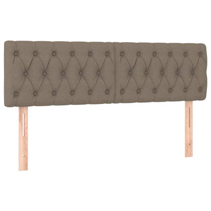 Giroletto a Molle con Materasso Tortora 160x200 cm in Tessuto | homemem39
