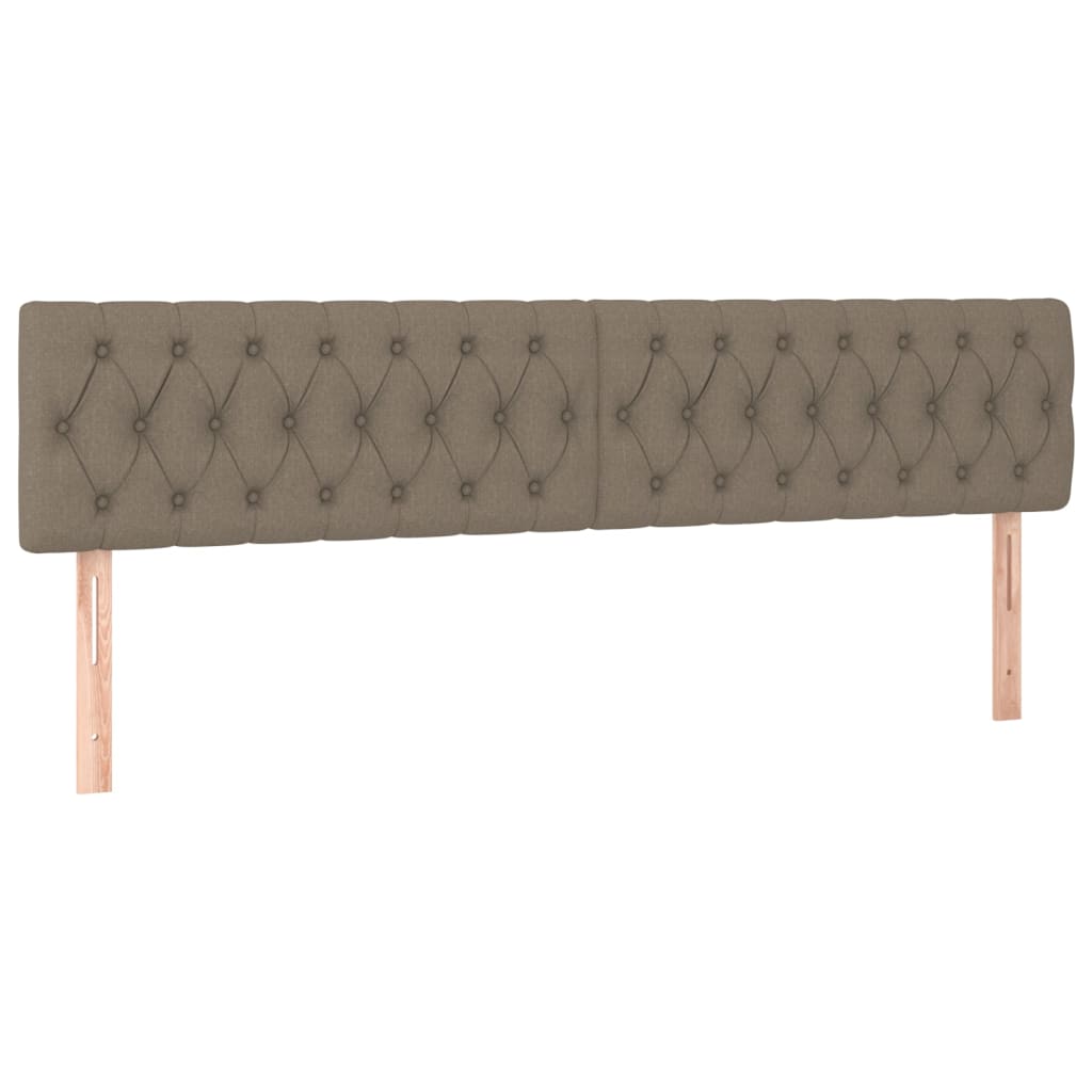 Giroletto a Molle con Materasso Tortora 200x200 cm in Tessuto | homemem39