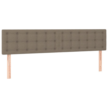 Giroletto a Molle con Materasso Tortora 160x200 cm in Tessuto | homemem39
