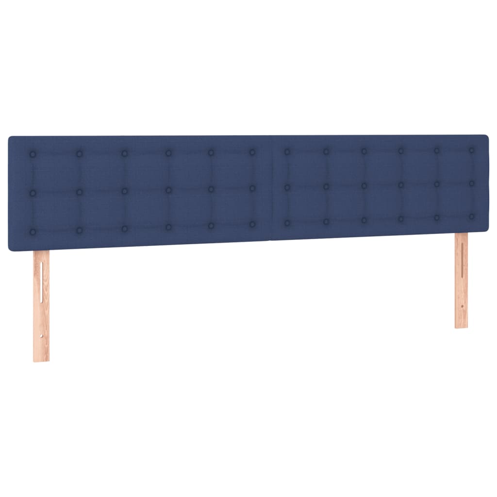 Giroletto a Molle con Materasso Blu 180x200 cm in Tessuto | homemem39