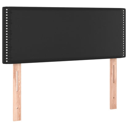 Giroletto a Molle con Materasso Nero 90x200 cm in Similpelle | homemem39