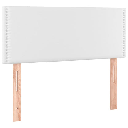 Giroletto a Molle con Materasso Bianco 120x200 cm in Similpelle | homemem39